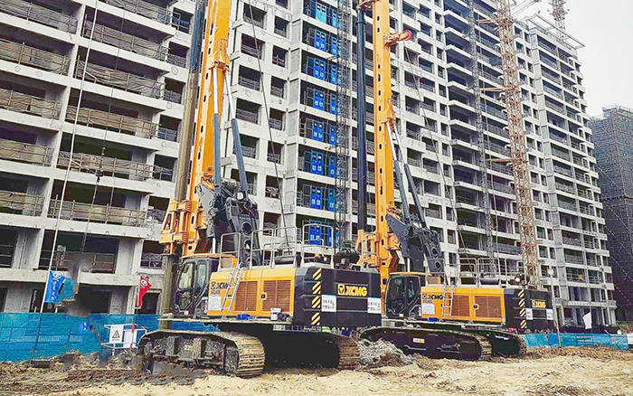 高效+稳固，，，，，，云顶集团旋挖钻助建海南自贸港