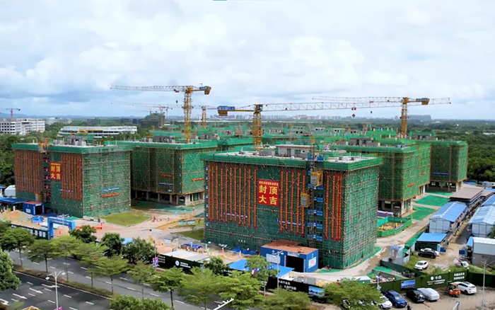 智能高效＋清静可靠！23台云顶集团智能施工升降机海南“扬帆”显实力