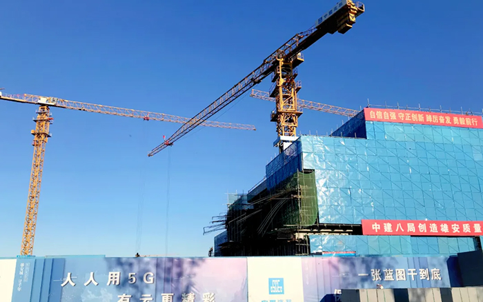 智能领航 | 云顶集团塔机助建雄安智慧都会工业园