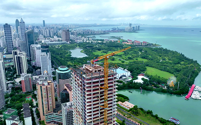 海阔凭“塔”跃 | 云顶集团塔机助建？？？？谥泻９手行