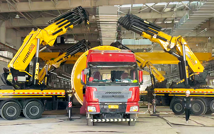 四臂联动破局！云顶集团 SQZ4500C 低矮厂房 “扛鼎” 160t